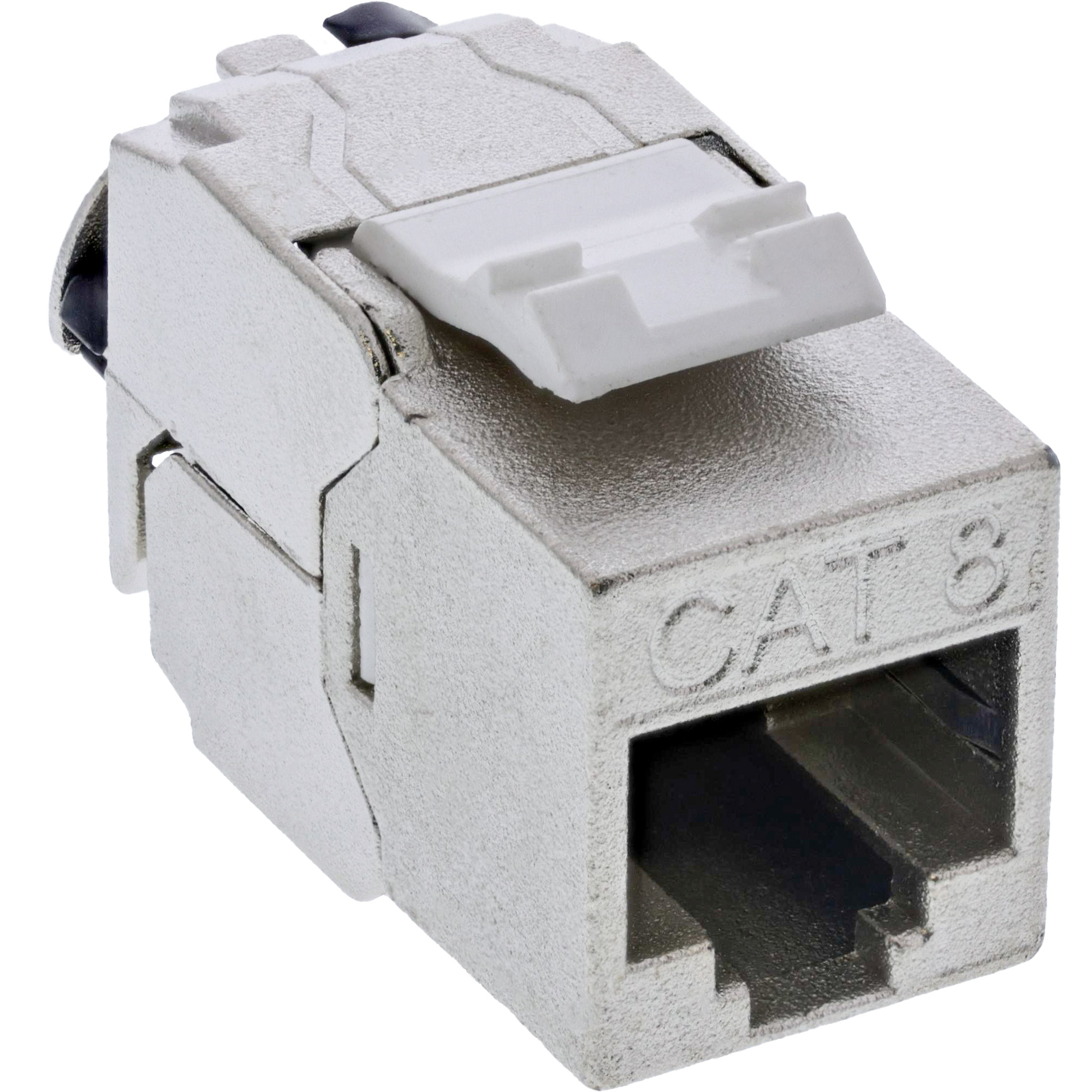 InLine® Keystone RJ45 Buchse Slim, SNAP-In, Cat.8.1, integrierter Kabelbinder InLine® Keystone RJ45 Buchse Slim, SNAP-In, Cat.8.1, integrierter Kabelbinder