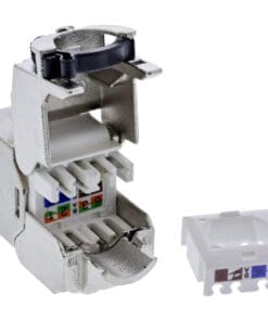 InLine® Keystone RJ45 Buchse Slim, SNAP-In, Cat.8.1, integrierter Kabelbinder InLine® Keystone RJ45 Buchse Slim, SNAP-In, Cat.8.1, integrierter Kabelbinder – Bild 3