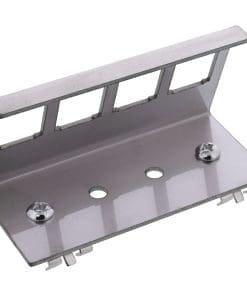 Alternative view of InLine® Keystone SNAP-In Metall-Modulhalter, 4-fach für Hutschiene