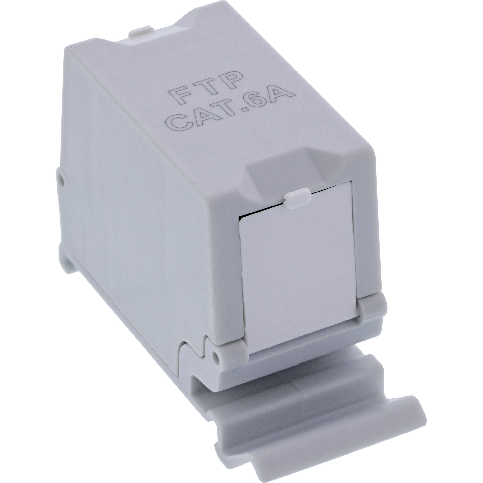 InLine® Cat.6A RJ45 Doppelkupplung für Hutschiene InLine® Cat.6A RJ45 Doppelkupplung für Hutschiene
