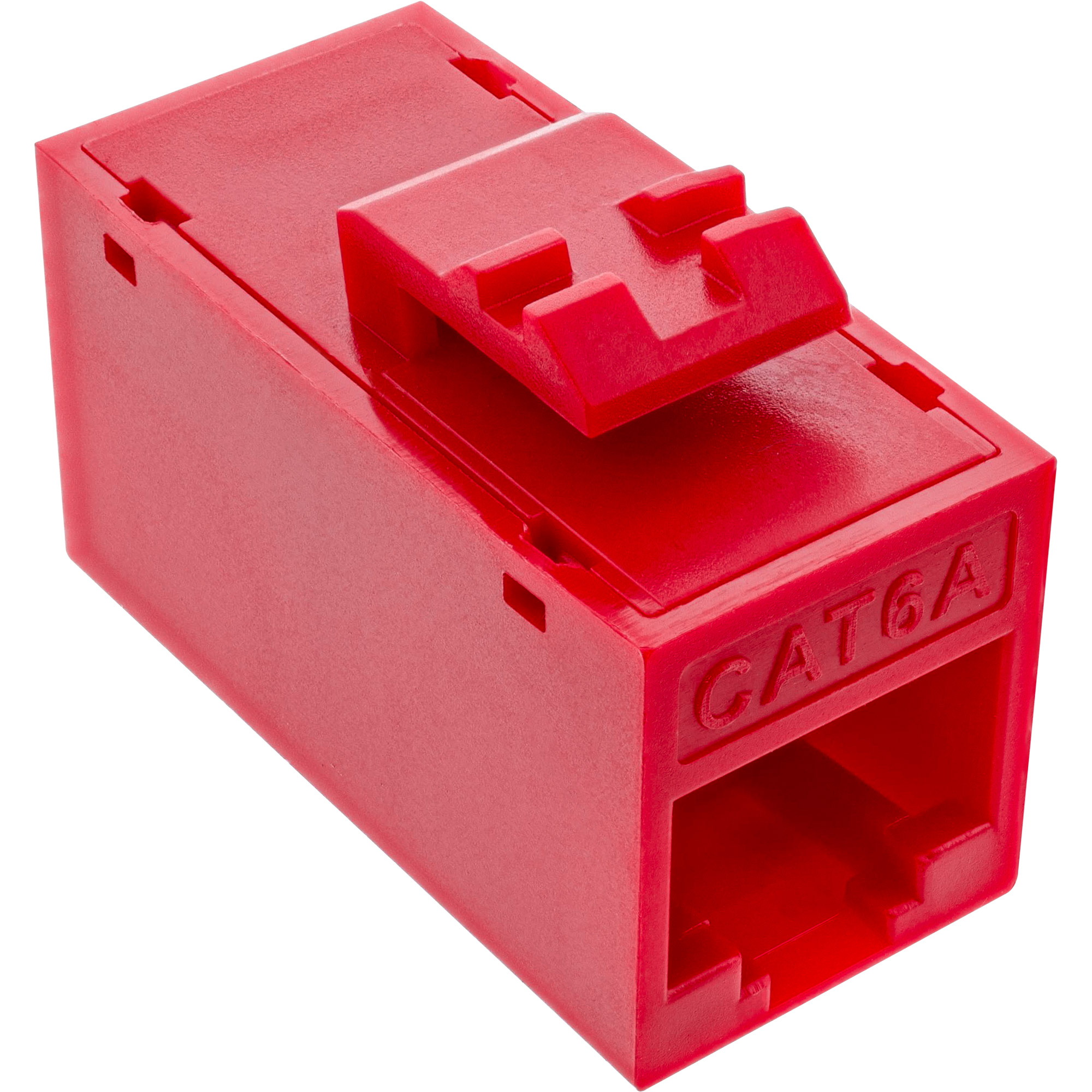 InLine® Keystone RJ45 Buchse/Buchse, ungeschirmt, Cat.6A, 8er Pack, rot InLine® Keystone RJ45 Buchse/Buchse, ungeschirmt, Cat.6A, 8er Pack, rot