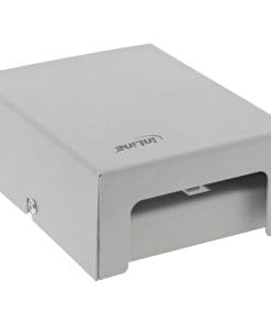 Alternative view of InLine® Patchfeld-Dose Aufputz für 4x Keystone RJ45, Metall, lichtgrau RAL7035
