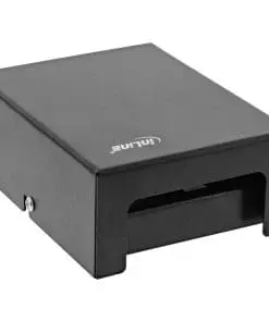 Alternative view of InLine® Patchfeld-Dose Aufputz für 4x Keystone RJ45, Metall, schwarz RAL9005