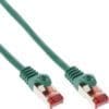 InLine® Patchkabel, S/FTP (PiMf), Cat.6, 250MHz, PVC, CCA, grün, 1,5m, grün InLine® Patchkabel, S/FTP (PiMf), Cat.6, 250MHz, PVC, CCA, grün, 0,25m