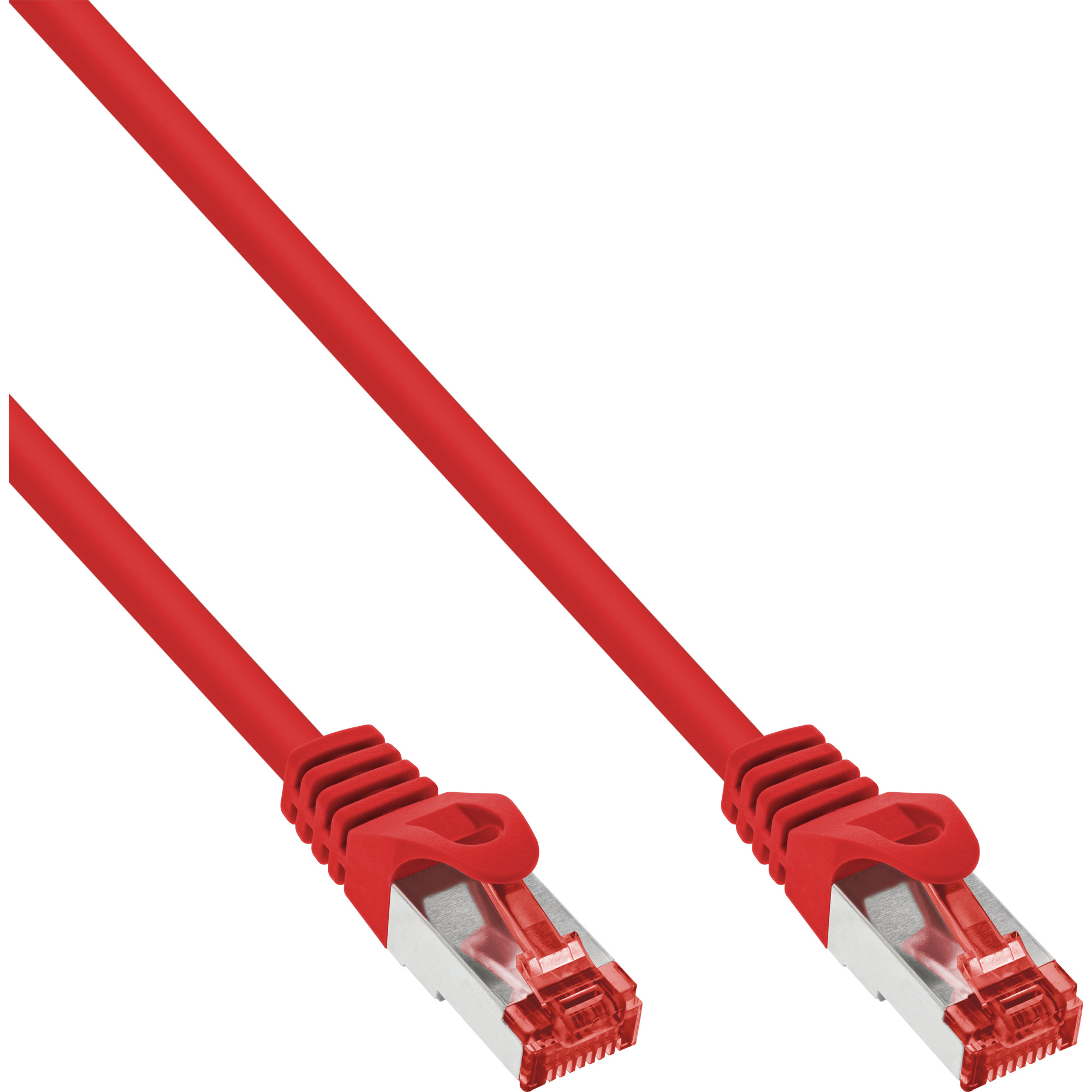 70er B-Pack InLine® Patchkabel, S/FTP (PiMf), Cat.6, PVC, CU, rot, 1m 70er B-Pack InLine® Patchkabel, S/FTP (PiMf), Cat.6, PVC, CU, rot, 1m