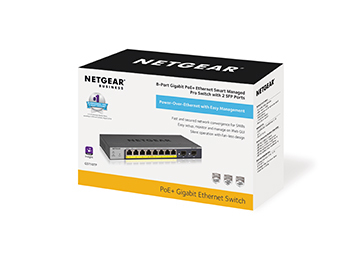 Netgear GS110TP 10-Port Gb Smart Managed Pro PoE Switch Netgear GS110TP 10-Port Gb Smart Managed Pro PoE Switch – Bild 4