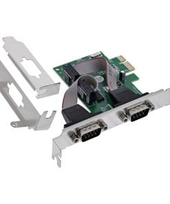 InLine® PCIe 2-Port RS-232 Karte, 2x D-Sub 9 Stecker, inkl. Low-Profile