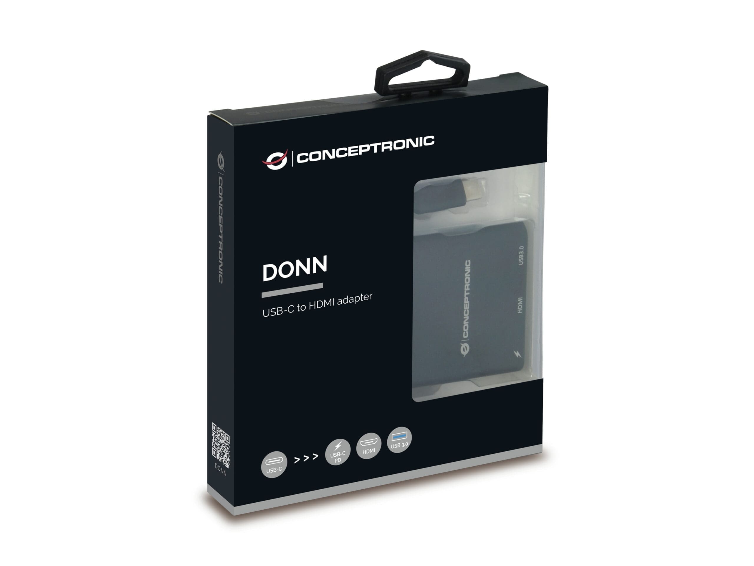 Conceptronic DONN USB Type-C zu HDMI Adapter, PD, USB 3.0 Conceptronic DONN USB Type-C zu HDMI Adapter, PD, USB 3.0 – Bild 4