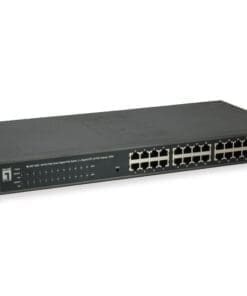 LevelOne 26-Port Web Smart Gigabit PoE Switch, 2x Gigbit SFP