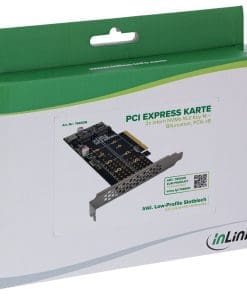 InLine® PCIe Karte zu 2x intern NVMe M.2 Key M – Bifurcation, PCIe x8 InLine® PCIe Karte zu 2x intern NVMe M.2 Key M – Bifurcation, PCIe x8 – Bild 8