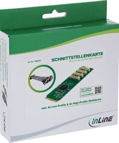 InLine® Schnittstellenkarte M.2 zu 4x seriell 9pol Stecker InLine® Schnittstellenkarte M.2 zu 4x seriell 9pol Stecker – Bild 10