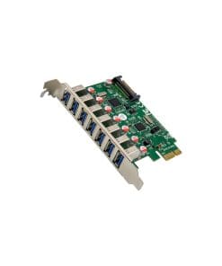 Alternative view of InLine® Schnittstellenkarte, 7x USB-A 3.2 Gen.1, PCIe, mit SATA Stromanschluss