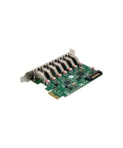 InLine® Schnittstellenkarte, 7x USB-A 3.2 Gen.1, PCIe, mit SATA Stromanschluss InLine® Schnittstellenkarte, 7x USB-A 3.2 Gen.1, PCIe, mit SATA Stromanschluss – Bild 4