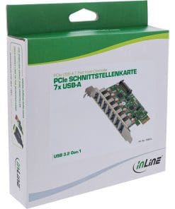 InLine® Schnittstellenkarte, 7x USB-A 3.2 Gen.1, PCIe, mit SATA Stromanschluss InLine® Schnittstellenkarte, 7x USB-A 3.2 Gen.1, PCIe, mit SATA Stromanschluss – Bild 6