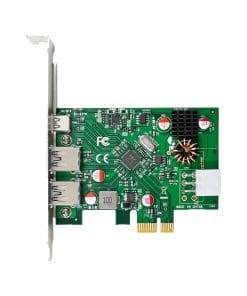 Alternative view of InLine® Schnittstellenkarte, 2x USB-A, 1x USB-C 3.2 Gen.1, PCIe, PD3.0, mit 6pol