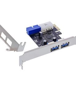 InLine® Schnittstellenkarte, 4x USB 3.2 Gen.1, (2+2) PCIe, low profile Slotblech