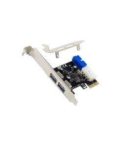 InLine® Schnittstellenkarte, 4x USB 3.2 Gen.1, (2+2) PCIe, low profile Slotblech InLine® Schnittstellenkarte, 4x USB 3.2 Gen.1, (2+2) PCIe, low profile Slotblech – Bild 3
