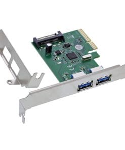 InLine® Schnittstellenkarte, 2x USB-A 3.2 Gen. 2 (10 Gb/s), PCIe x4, SATA