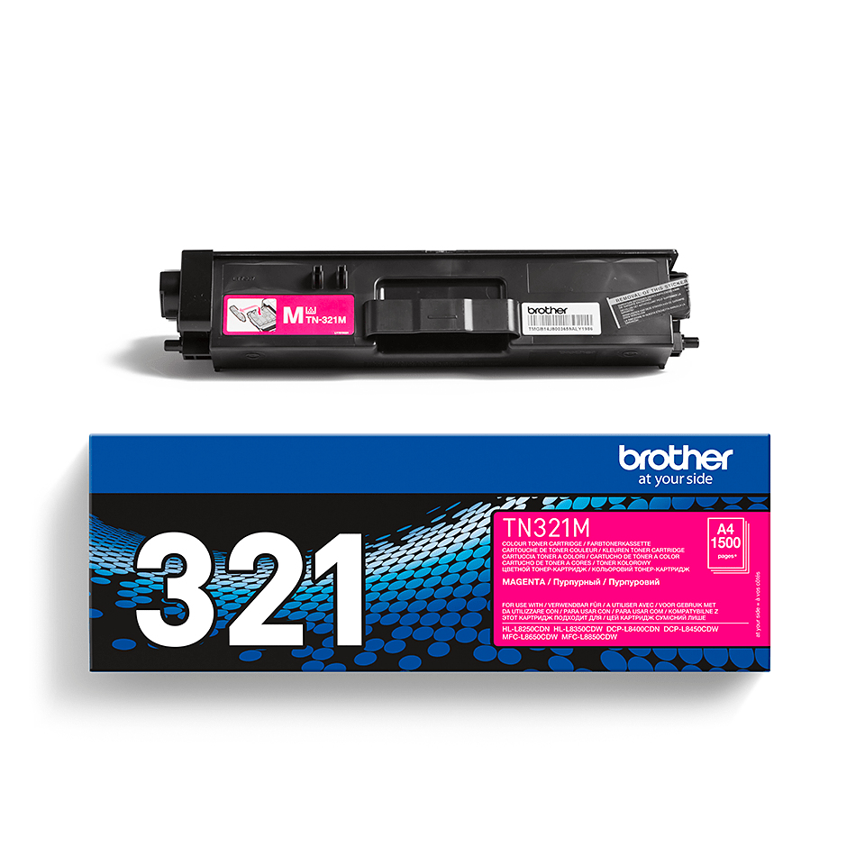 Brother Toner TN-321M Magenta (ca. 1500 Seiten) Brother Toner TN-321M Magenta (ca. 1500 Seiten) – Bild 2