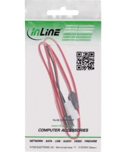 Alternative view of Slimline SATA Kabel, Slimline SATA Stecker 13pol. (7+6) zu SATA + Strom, 0,4m