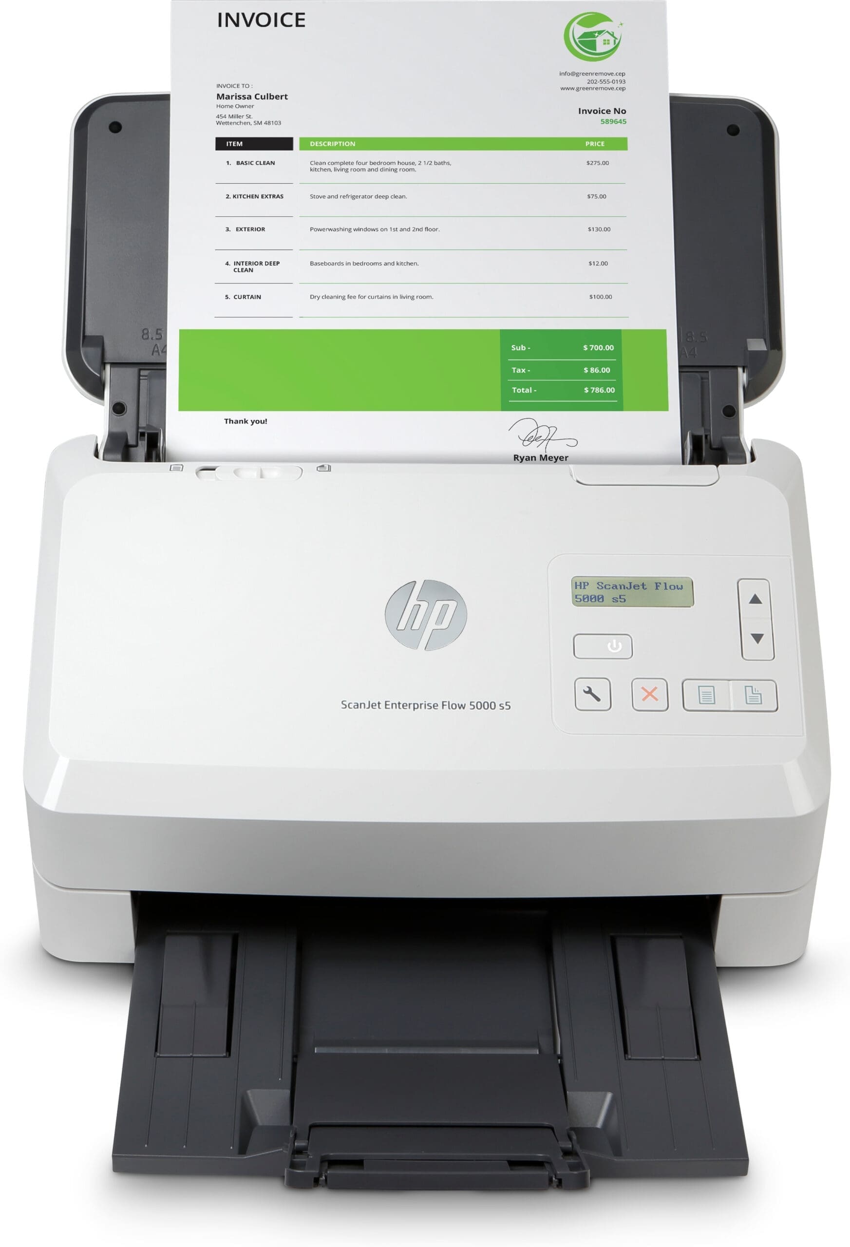 HP ScanJet Enterprise Flow 5000 s5 HP ScanJet Enterprise Flow 5000 s5