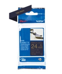 Textilband TZe-RN54 n. klebend gold auf marineblau 24mm x 4m Textilband TZe-RN54 n. klebend gold auf marineblau 24mm x 4m – Bild 3