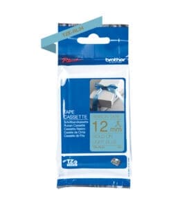 Textilband TZe-RL34 nicht klebend gold auf hellblau 12mm x 4m Textilband TZe-RL34 nicht klebend gold auf hellblau 12mm x 4m – Bild 3