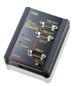 ATEN VS132 Video-Splitter S-VGA 2-fach Monitor-Verteiler, 80Hz