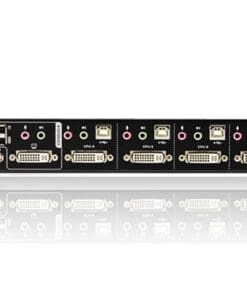 Alternative view of ATEN CS1784A CubiQ KVMP-Switch 4-fach, DVI, USB 2.0, Audio 2.1