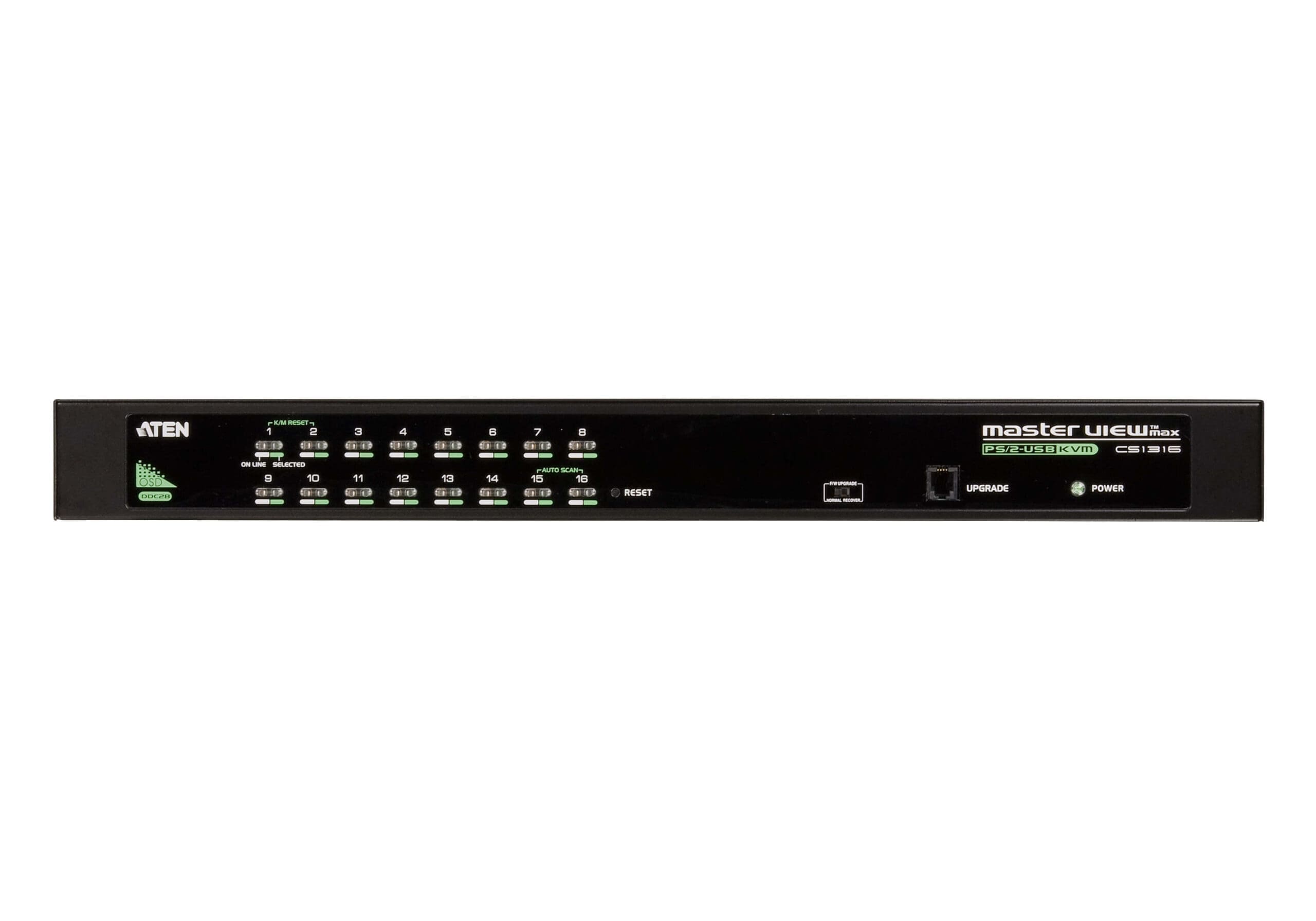 ATEN CS1316 KVM-Switch 16-fach, PS/2, USB, 19-Zoll-Rackmontage, 1HE ATEN CS1316 KVM-Switch 16-fach, PS/2, USB, 19-Zoll-Rackmontage, 1HE – Bild 3