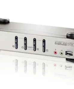 ATEN CS1734B KVM-Switch 4-fach, USB, PS/2, mit Audio, OSD