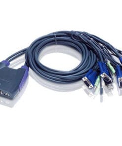 ATEN CS64US KVM-Switch 4-fach, USB, mit Audio