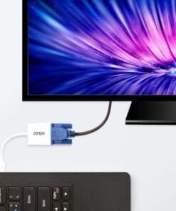 Alternative view of ATEN VC920 Video-Konverter Mini DisplayPort zu VGA, weiß