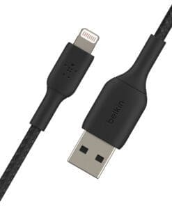 Alternative view of Belkin Lightning Lade/Sync Kabel ummantelt mfi 2m schwarz