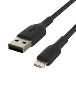 Belkin Lightning Lade/Sync Kabel ummantelt mfi 3m schwarz