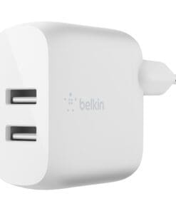 Alternative view of Belkin Dual USB-A Ladegerät incl. Lightning Kabel 1m 24W weiß