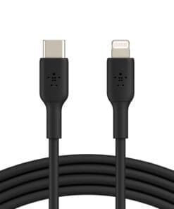 Belkin Lightning/USB-C Kabel PVC, mfi zertifiziert, 1m schwarz