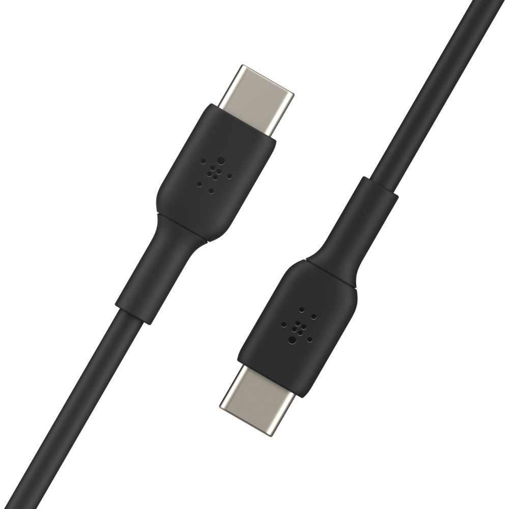 Belkin USB-C/USB-C Kabel PVC, 1m, schwarz Belkin USB-C/USB-C Kabel PVC, 1m, schwarz – Bild 2