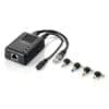 LevelOne POS-1002 PoE Splitter 5V/12V LevelOnes POR-0120 ist ein Gigabit PoE Repeater. Sie können auf diesem Wege die übliche 100m Grenze für PoE Netzwerke um weitere 100m erweitern. Dabei können mehrere POR-0120 hintereinander geschaltet werden.