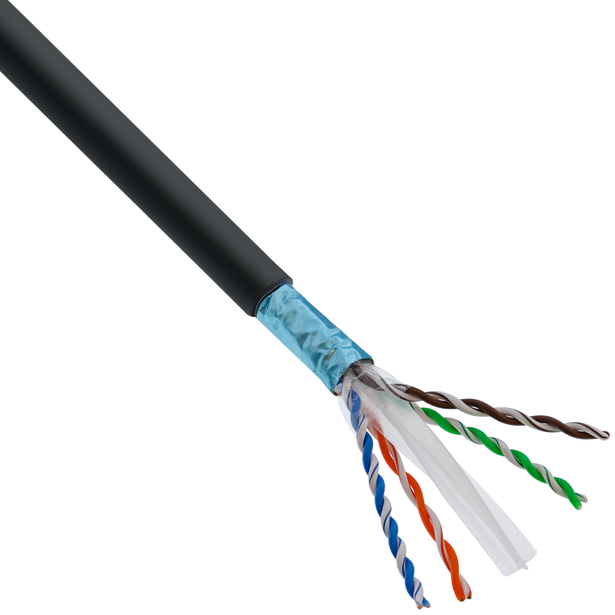 InLine® Patchkabel, U/UTP, Cat.6A, halogenfrei, AWG23 Kupfer, schwarz, 40m InLine® Patchkabel, U/UTP, Cat.6A, halogenfrei, AWG23 Kupfer, schwarz, 40m – Bild 2