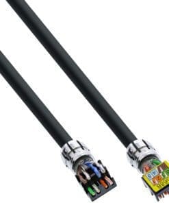 InLine® Patchkabel, U/UTP, Cat.6A, halogenfrei, AWG23 Kupfer, schwarz, 40m InLine® Patchkabel, U/UTP, Cat.6A, halogenfrei, AWG23 Kupfer, schwarz, 40m – Bild 3