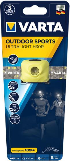 VARTA Outdoor Sports Ultralight H30R lime VARTA Outdoor Sports Ultralight H30R lime – Bild 3