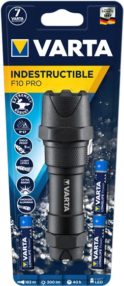 VARTA Indestructible F10 Pro 3AAA mit Batt. VARTA Indestructible F10 Pro 3AAA mit Batt. – Bild 2