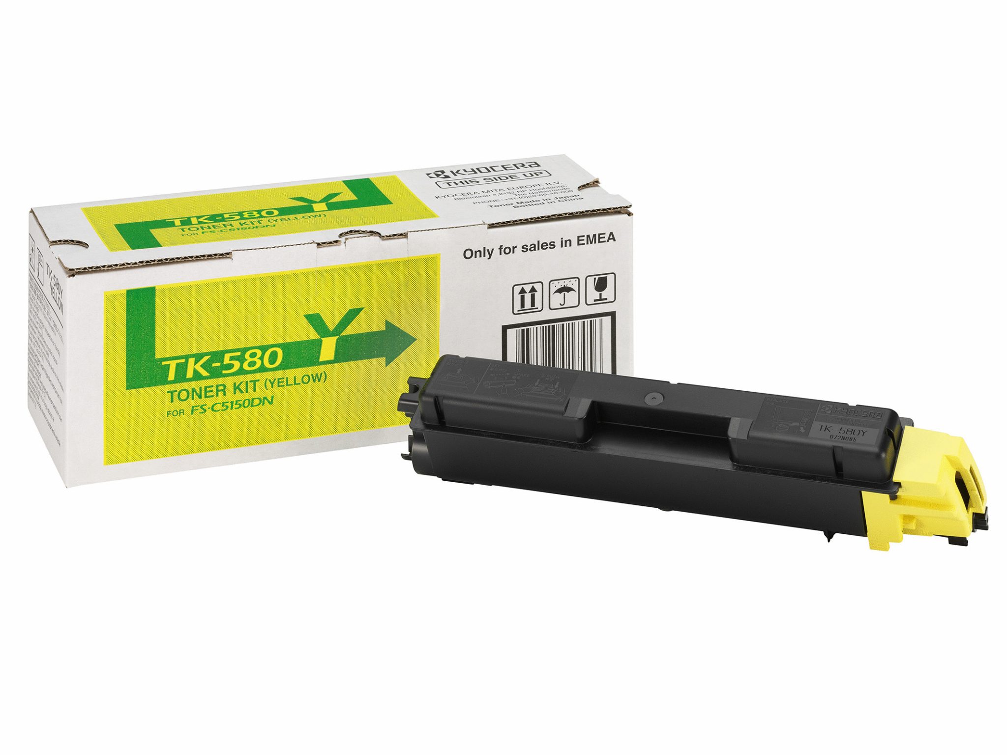 Kyocera Toner TK-580Y Gelb (ca. 2.800 Seiten) Kyocera Toner TK-580Y Gelb (ca. 2.800 Seiten) – Bild 3