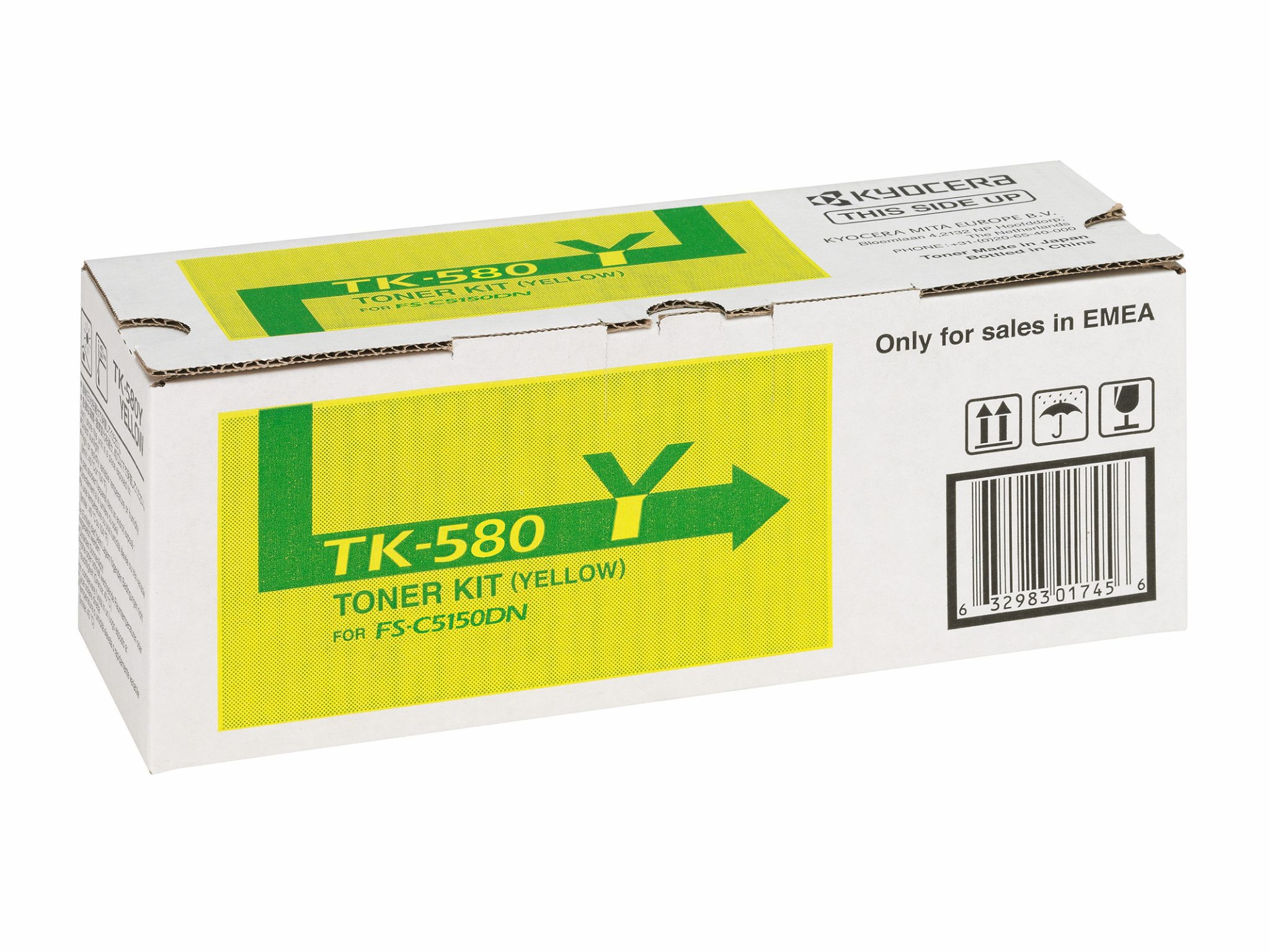 Kyocera Toner TK-580Y Gelb (ca. 2.800 Seiten) Kyocera Toner TK-580Y Gelb (ca. 2.800 Seiten) – Bild 2