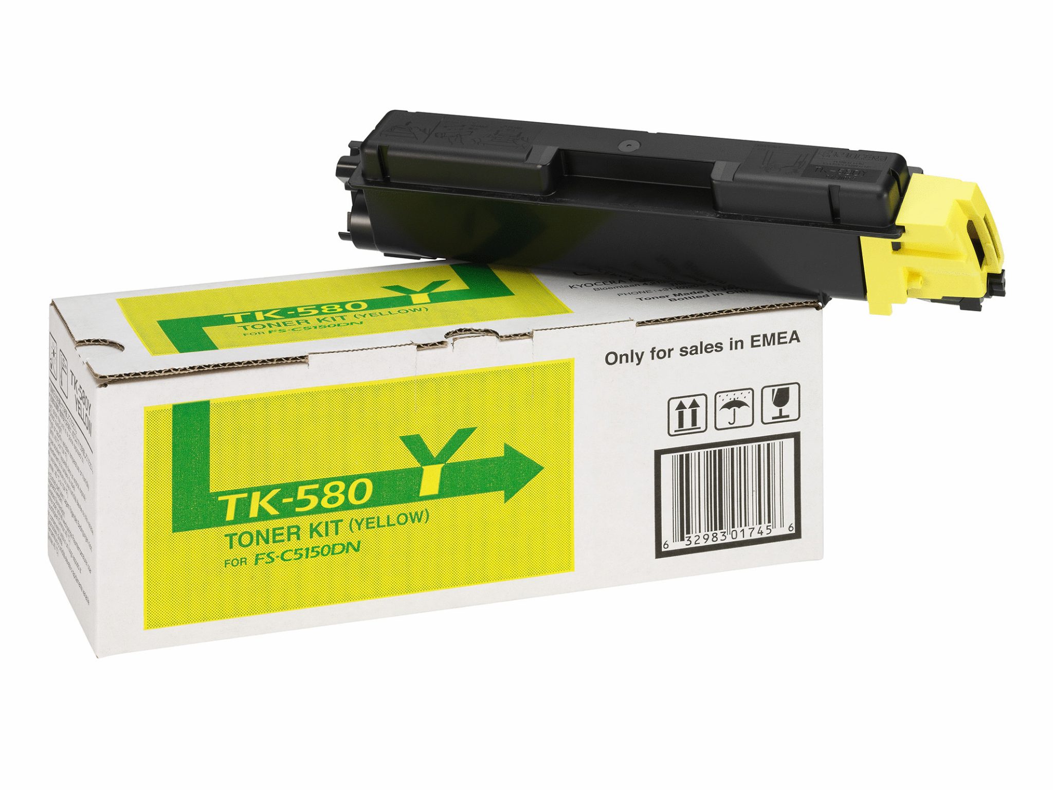 Kyocera Toner TK-580Y Gelb (ca. 2.800 Seiten) Kyocera Toner TK-580Y Gelb (ca. 2.800 Seiten) – Bild 4