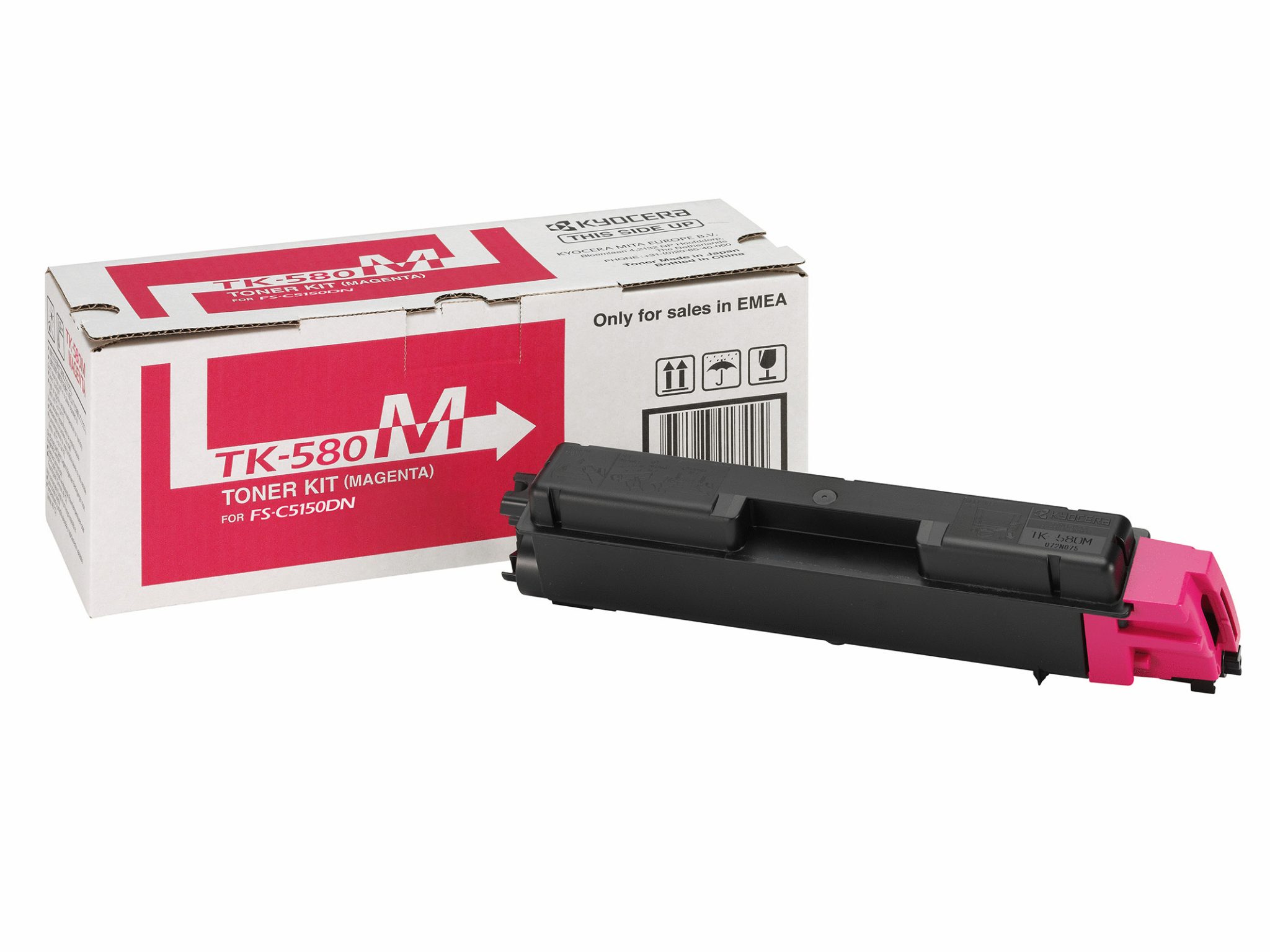 Kyocera Toner TK-580M Magenta (ca. 2.800 Seiten) Kyocera Toner TK-580M Magenta (ca. 2.800 Seiten) – Bild 3