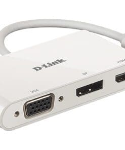 D-Link DUB-V310 USB-C 3-Port Video Adapter (HDMI, DP, VGA)