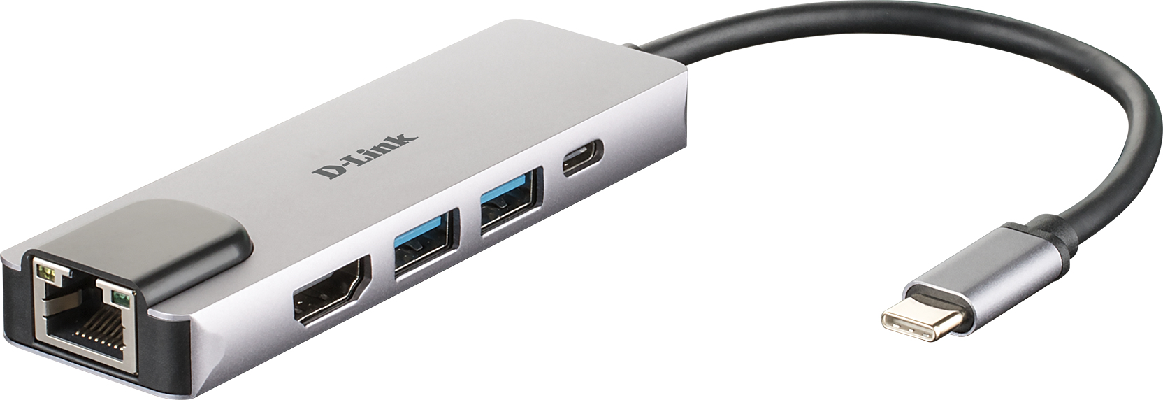 D-Link DUB-M520 USB-C 5-Port USB 3.0 Hub mit HDMI und Ethernet D-Link DUB-M520 USB-C 5-Port USB 3.0 Hub mit HDMI und Ethernet