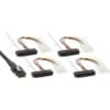 ® SAS Anschlusskabel, Mini-SAS SFF-8087 an 4x SAS + Strom, SAS HDD an Controller, 0,75m, mehrfarbig InLine® USB 2.0 zu Seriell Adapterkabel, USB A an 9pol Sub D Stecker, 0,25m